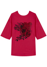 Charger l&#39;image dans la galerie, HAUT T-SHIRT PRINT VELOURS LEZ A LEZ 9041E 016984
