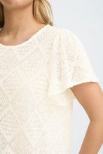 Charger l'image dans la galerie, TRICOT POINTELLE MANCHE COURTE FRANSA FRMARILYNNE TEE 1 20617560
