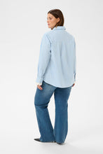 Charger l'image dans la galerie, BLOUSE À RAYURES MANCHE LONGUE TAILLE PLUS KAFFE CURVE KCLENIA 10583924
