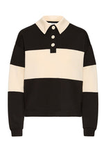 Charger l&#39;image dans la galerie, HAUT COL POLO RAYURES MANCHE LONGUE B.YOUNG BYPUSTI CONTRAST POLO 20818054
