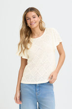 Charger l'image dans la galerie, TRICOT POINTELLE MANCHE COURTE FRANSA FRMARILYNNE TEE 1 20617560

