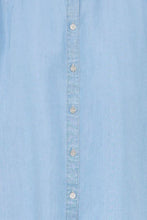 Charger l'image dans la galerie, BLOUSE CHEMISIER TENCEL COULEUR DENIM MANCHE COURTE B.YOUNG BYKOSMO SHIRT 3 20818796
