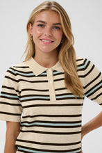 Charger l'image dans la galerie, TRICOT POLO RAYURES MANCHE COURTE SAINT TROPEZ PILASZ SS 30515121 304756
