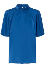Charger l'image dans la galerie, HAUT BLOUSE MANCHE COURTE COL MONTANT SAINT TROPEZ AILEENSZ FLARED 30514797 194029
