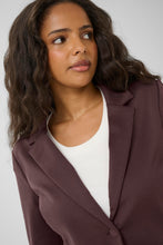 Charger l&#39;image dans la galerie, VESTON KNIT TAILLE PLUS MANCHE LONGUE KAFFE CURVE KAJENNA BLAZER 10582130-191619

