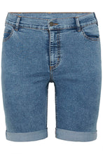 Charger l'image dans la galerie, BERMUDA DE JEAN TAILLE PLUS KAFFE CURVE KCVILANA DENIM SHORTS 10584086
