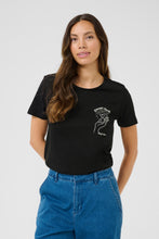 Charger l&#39;image dans la galerie, HAUT T-SHIRT PRINT CREAM CRUMRA 10614116
