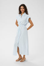 Charger l'image dans la galerie, ROBE CHEMISIER MANCHES CAPES RAYURES SAINT-TROPEZ ELMIKOSZ N. MAXI DRESS 30515130 304847
