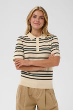 Charger l'image dans la galerie, TRICOT POLO RAYURES MANCHE COURTE SAINT TROPEZ PILASZ SS 30515121 304756
