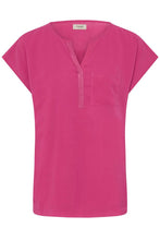 Charger l'image dans la galerie, HAUT BLOUSE DEVANT POLYESTER CHIFFON DOS JERSEY FRANSA FRZAWOV 2 20603737 182336
