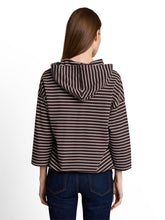 Charger l'image dans la galerie, HAUT CAPUCHON MANCHE 3/4 RAYURES TOM TAILOR 1052873 40840
