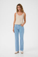 Charger l'image dans la galerie, PANTALON VELOURS CORDÉE JAMBE DROITE CREAM CRRAFAEL CORDUROY PANT 10614539
