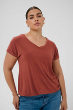 Charger l'image dans la galerie, HAUT COL V ÉLASTIQUE AU BAS TAILLE PLUS KAFFE CURVE KCJENA V-NECK 10582099 191334
