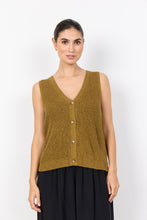 Charger l'image dans la galerie, TRICOT DEBARDEUR SANS MANCHE COL V BOUTONS SOYA CONCEPT FELIZIA 1 33811 7120
