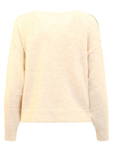 Charger l'image dans la galerie, TRICOT CARDIGAN BOUTONS MANCHE LONGUE COL ROND MOTIF LOSANGE JENSEN 60018-17338
