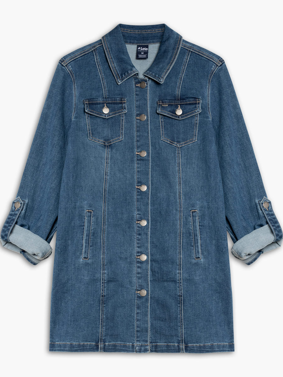 VESTE EN JEAN LONGUE LOIS ANNA 5760-6986 35