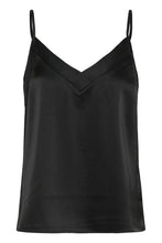Charger l'image dans la galerie, HAUT CAMISOLE COL V BRETELLE SPAGHETTI AJUSTABLE KAFFE KALOTTE STRAP TOP 10511696
