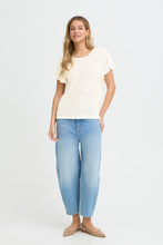 Charger l'image dans la galerie, TRICOT POINTELLE MANCHE COURTE FRANSA FRMARILYNNE TEE 1 20617560
