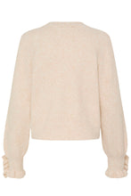 Charger l'image dans la galerie, TRICOT CARDIGAN M/L COL V BOUTONS BYOUNG BYOMEA FRILL CARDIGAN 20818435 1309051
