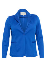 Charger l&#39;image dans la galerie, VESTON KNIT TAILLE PLUS MANCHE LONGUE KAFFE CURVE KAJENNA BLAZER 10582130-193952

