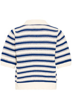 Charger l'image dans la galerie, TRICOT POLO RAYURES MANCHE COURTE B.YOUNG BYMIKALA POLO 20818398
