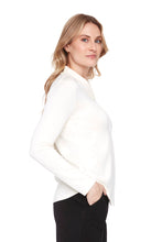 Charger l&#39;image dans la galerie, HAUT CHANDAIL MODAL MANCHE LONGUE UP! 30475 IVORY
