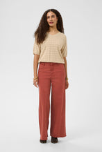 Charger l'image dans la galerie, JEAN CREAM PANTALON JAMBE LARGE CRVISTI COLORED DENIM PANT 10613683 181323

