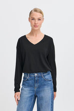 Charger l'image dans la galerie, HAUT M/L COL V B.YOUNG BYPAMILA LS V TSHIRT 20817195 200451
