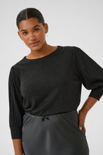 Charger l'image dans la galerie, TRICOT COL ROND MANCHE 3/4 BOUFFANTE TAILLE PLUS KAFFE CURVE KCLONI 3/4 10582202 100125
