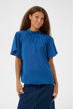 Charger l'image dans la galerie, HAUT BLOUSE MANCHE COURTE COL MONTANT SAINT TROPEZ AILEENSZ FLARED 30514797 194029
