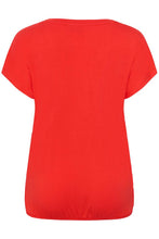 Charger l'image dans la galerie, HAUT COL V ÉLASTIQUE AU BAS TAILLE PLUS KAFFE CURVE KCJENA V-NECK 10582099 171664
