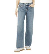 Charger l&#39;image dans la galerie, SUKI WIDE LEG WESTON SILVER JEAN L93905ADM289
