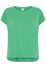 Charger l'image dans la galerie, HAUT T-SHIRT COL ROND LUREX ICHI IHREBEL SS6 20109945 KELLY GREEN 166138
