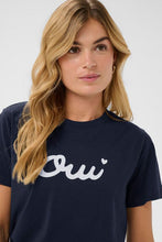 Charger l'image dans la galerie, HAUT T-SHIRT BRODERIE OUI SAINT TROPEZ ODINESZ 30514810
