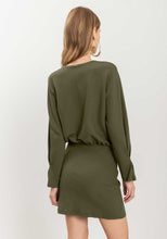 Charger l&#39;image dans la galerie, ROBE RIBS AJUSTÉ MANCHES LONGUES COL ROND LEZ A LEZ 9260E

