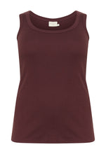 Charger l&#39;image dans la galerie, HAUT CAMISOLE RIBS TAILLE PLUS KAFFE CURVE KACARINA 10581396-191619
