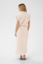 Charger l'image dans la galerie, ROBE CHEMISIER MANCHES CAPES RAYURES SAINT-TROPEZ ELMIKOSZ N. MAXI DRESS 30515130
