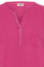 Charger l'image dans la galerie, HAUT BLOUSE DEVANT POLYESTER CHIFFON DOS JERSEY FRANSA FRZAWOV 2 20603737 182336
