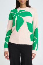 Charger l'image dans la galerie, TRICOT MANCHE LONGUE COL MONTANT FLEURS BYOMEA FLOWER 3 20818454
