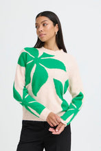 Charger l'image dans la galerie, TRICOT MANCHE LONGUE COL MONTANT FLEURS BYOMEA FLOWER 3 20818454
