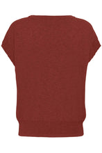 Charger l'image dans la galerie, TRICOT DEBARDEUR COL ROND MANCHE TOMBANTE FLEUR APPLIQUÉE CREAM CRDELA KNIT SLIPOVER W DECO 10615143 181323
