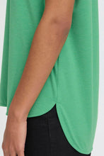 Charger l'image dans la galerie, HAUT T-SHIRT COL ROND LUREX ICHI IHREBEL SS6 20109945 KELLY GREEN 166138
