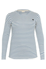 Charger l'image dans la galerie, HAUT RAYURES COL ROND MANCHE LONGUE TAILLE PLUS KAFFE CURVE KCLIA 10580179 108413
