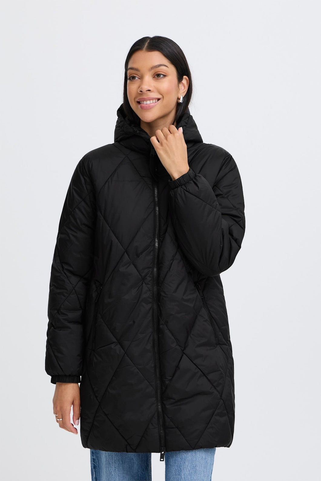 MANTEAU LONG MATELASSÉ B.YOUNG BYBOMINAX COAT 20816930