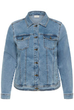 Charger l'image dans la galerie, VESTE DE JEAN TAILLE PLUS KAFFE CURVE KCVILANA DENIM JACKET 10584088
