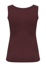 Charger l&#39;image dans la galerie, HAUT CAMISOLE RIBS TAILLE PLUS KAFFE CURVE KACARINA 10581396-191619
