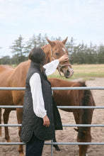 Charger l'image dans la galerie, VESTE LONGUE SANS MANCHE MATELASSÉE TAILLE PLUS KAFFE CURVE KCMALENA 10580457
