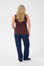 Charger l&#39;image dans la galerie, HAUT CAMISOLE RIBS TAILLE PLUS KAFFE CURVE KACARINA 10581396-191619
