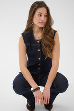 Charger l'image dans la galerie, VESTE SANS MANCHE JEANS CREAM CRDAMY DENIM WAISTCOAT 10615211
