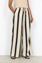 Charger l'image dans la galerie, PANTALON PALAZZO JAMBE LARGE RAYURES VERTICALES SOYA CONCEPT SC-FINJA 2 27600
